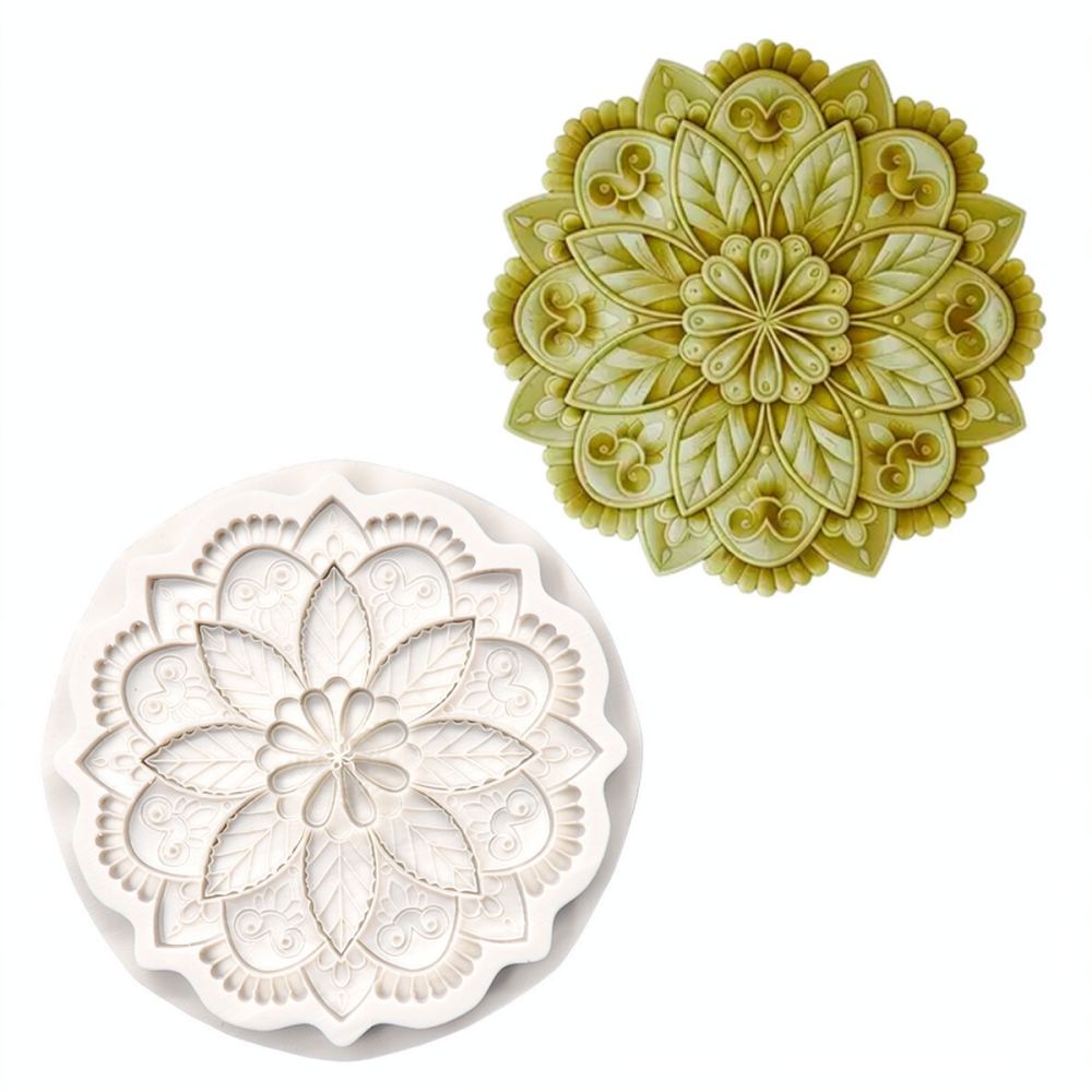 Round Floral Silicone Mold For - đánh giá và giá Soap Making Ins