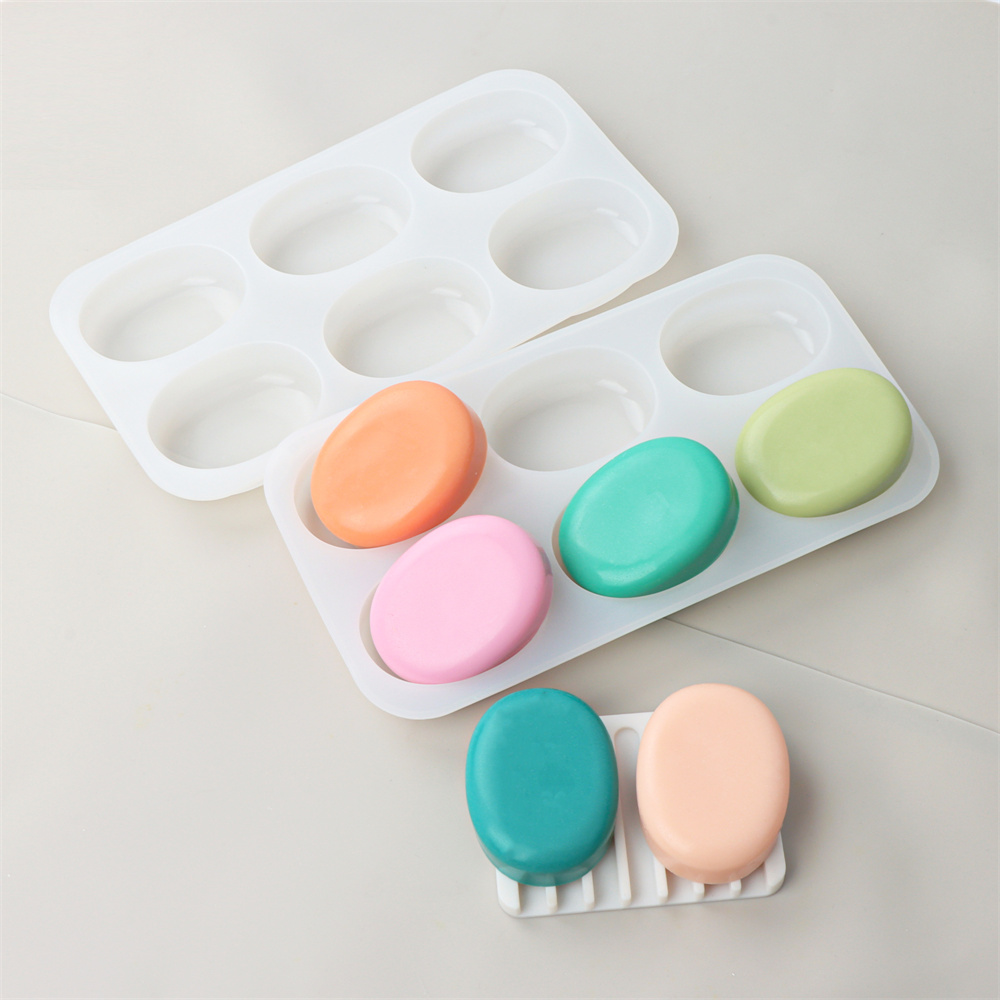 6 Holes Round Oval Silicone So - đánh giá và giá Soap Making Kit For Beginners