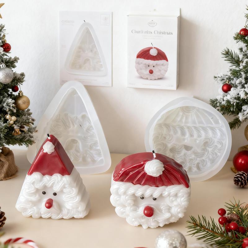 Santa Claus Silicone Candle Mo - đánh giá và giá Soap Making Ins