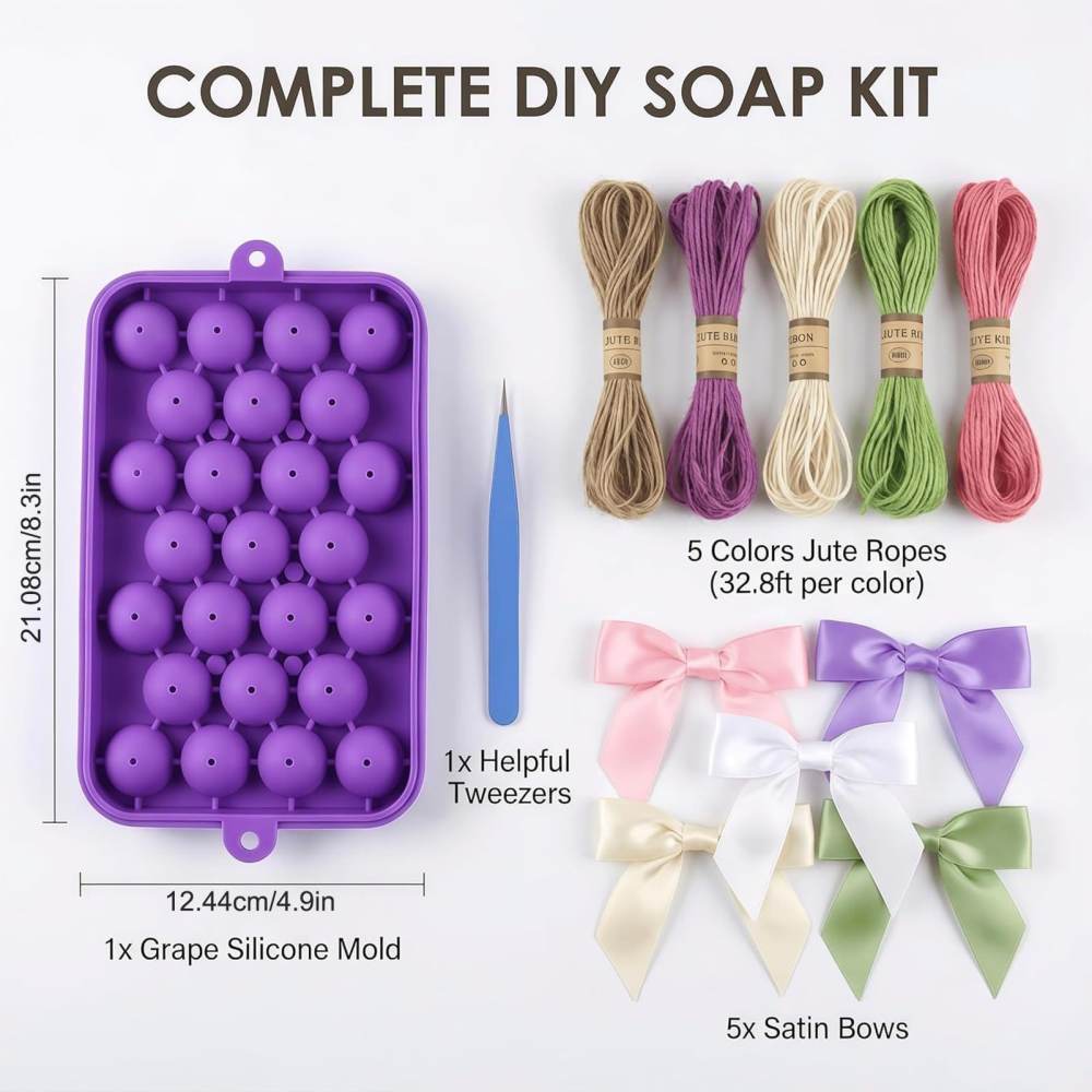 Grape Silicone Soap Mold DIY F - đánh giá và giá Soap Making Gifts